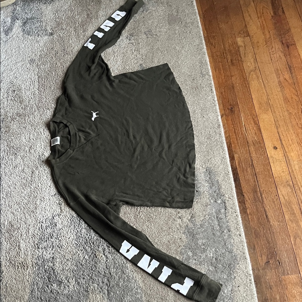 Victoria's Secret Olive Green Crop Top